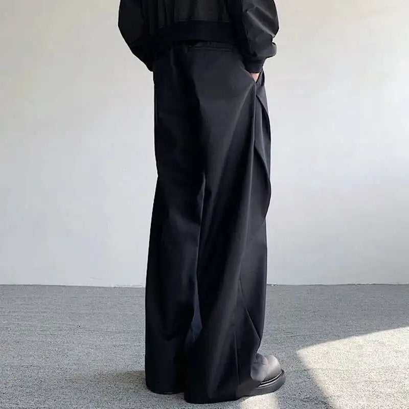 Diamond Split Weite Hose im koreanischen Stil
