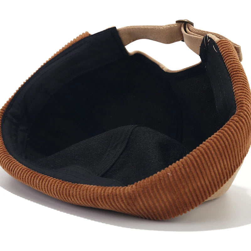 Beanies Strap Corduroy Skull Caps