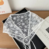 Women's Transparent Triangular Bandana