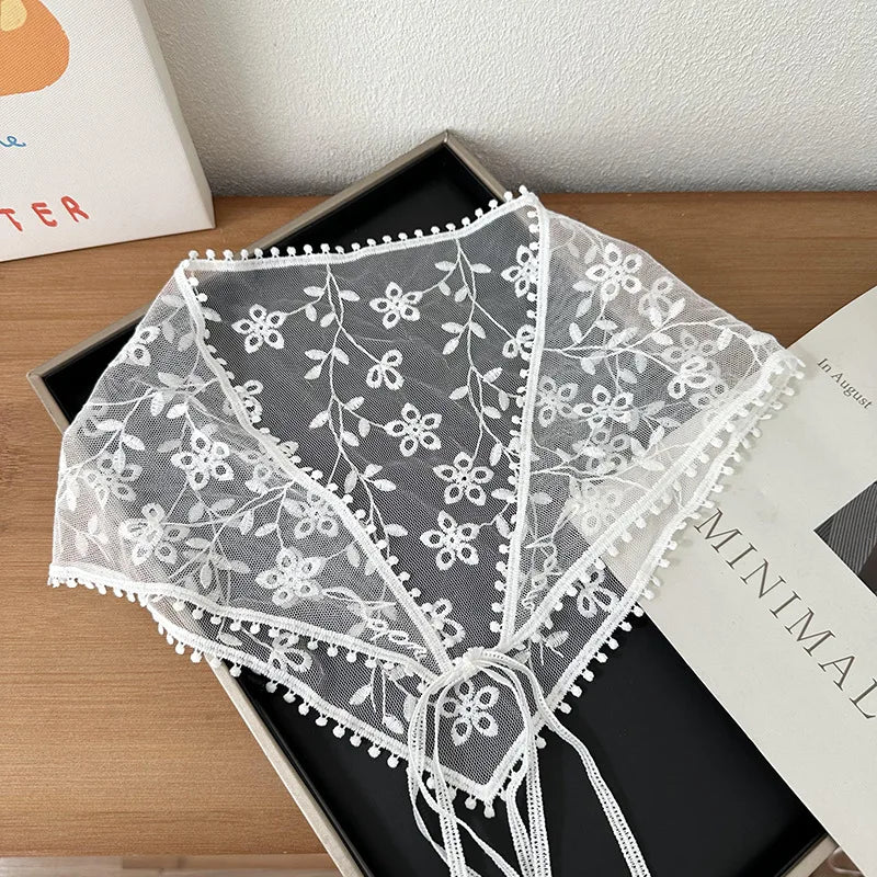 Women's Transparent Triangular Bandana