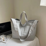 Bolso de hombro de nailon estilo "Lazy"