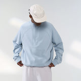 Zip-up Solid Color Winter Sweatshirt