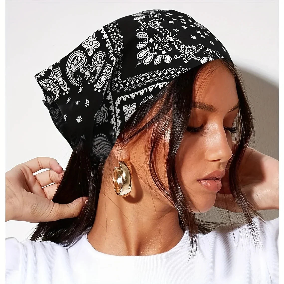 Summer Concert Paisley Elastic Headbands