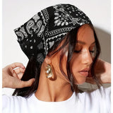 Summer Concert Paisley Elastic Headbands