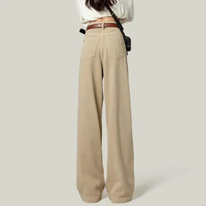 Warm Wide Leg Thermal Jeans