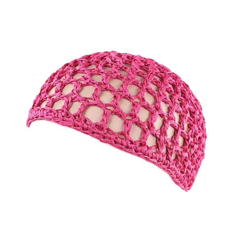 Crochet Turbans Knitted Handmade Hair Net