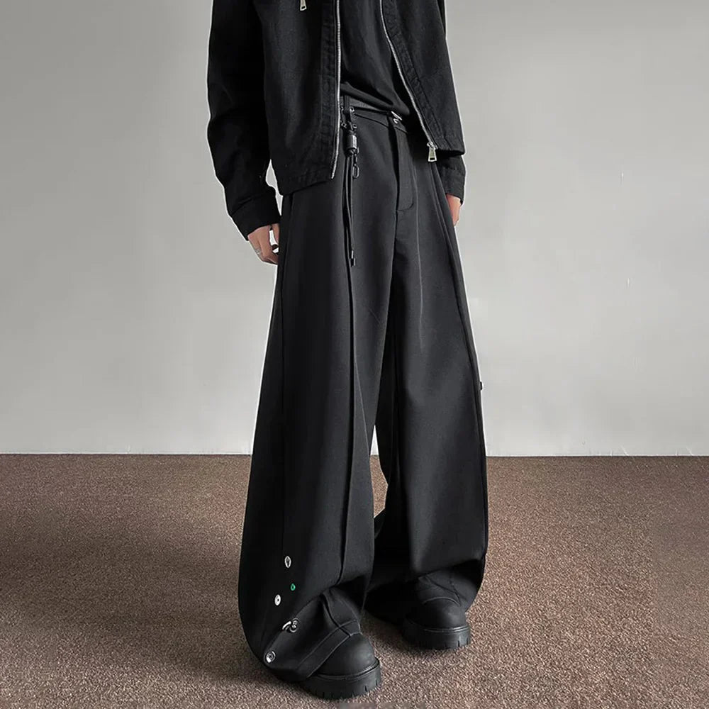 Grunge Wide-leg Soft Boy Pants