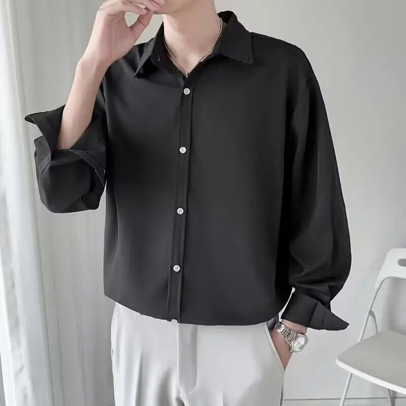 Korean Style Long Sleeve Shirt