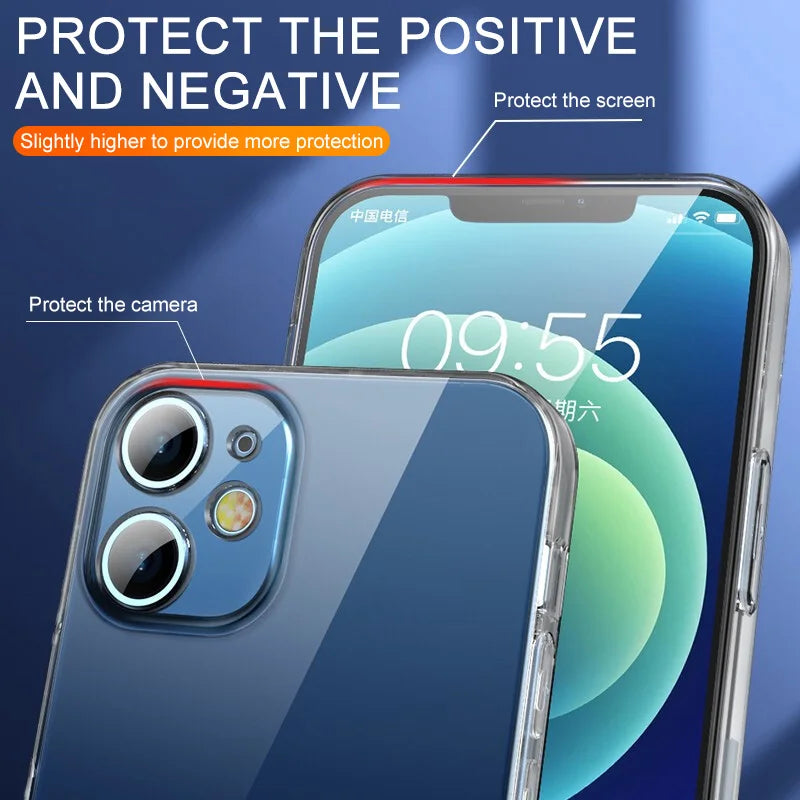 Ultra Thin Transparent Shockproof iPhone Case  Phone Case