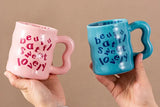 Taza de cerámica estética
