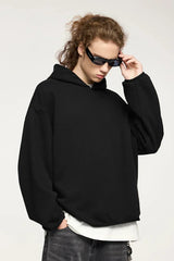 Comfy Solid Color Autumn Hoodie