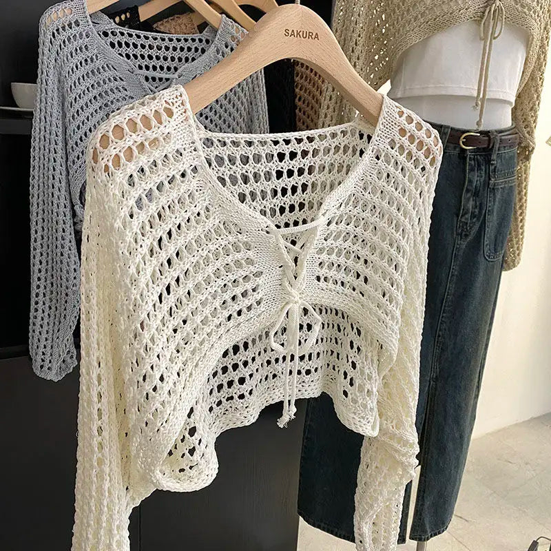 Vintage-Camisole-Strickpullover