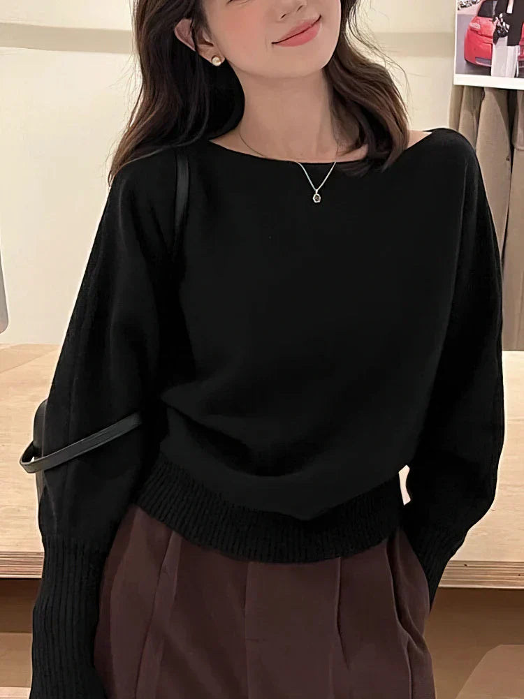 Cozy Oversized Knitted Pullover Sweater