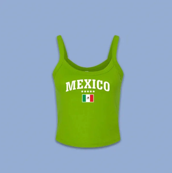 Y2K Mexico Crop Top