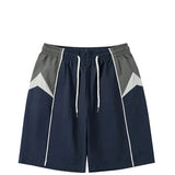 Hip-Hop-Streetwear Baggy Patchwork-Shorts