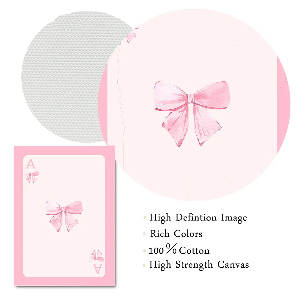 Pink Bow Coquette Poster
