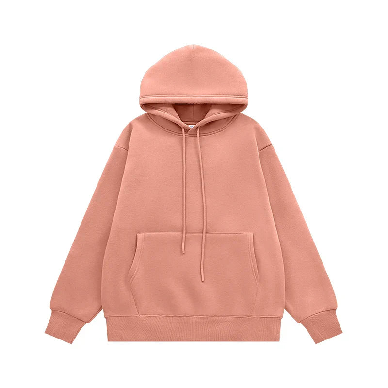 Premium Samt-Fleece-Kapuzenpullover