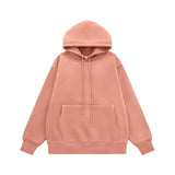 Premium Samt-Fleece-Kapuzenpullover