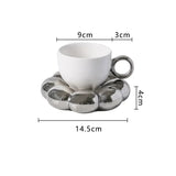 Juego de tazas burbuja rosadas