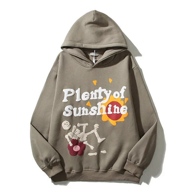 Sudadera con capucha esqueleto de Mucho Sol
