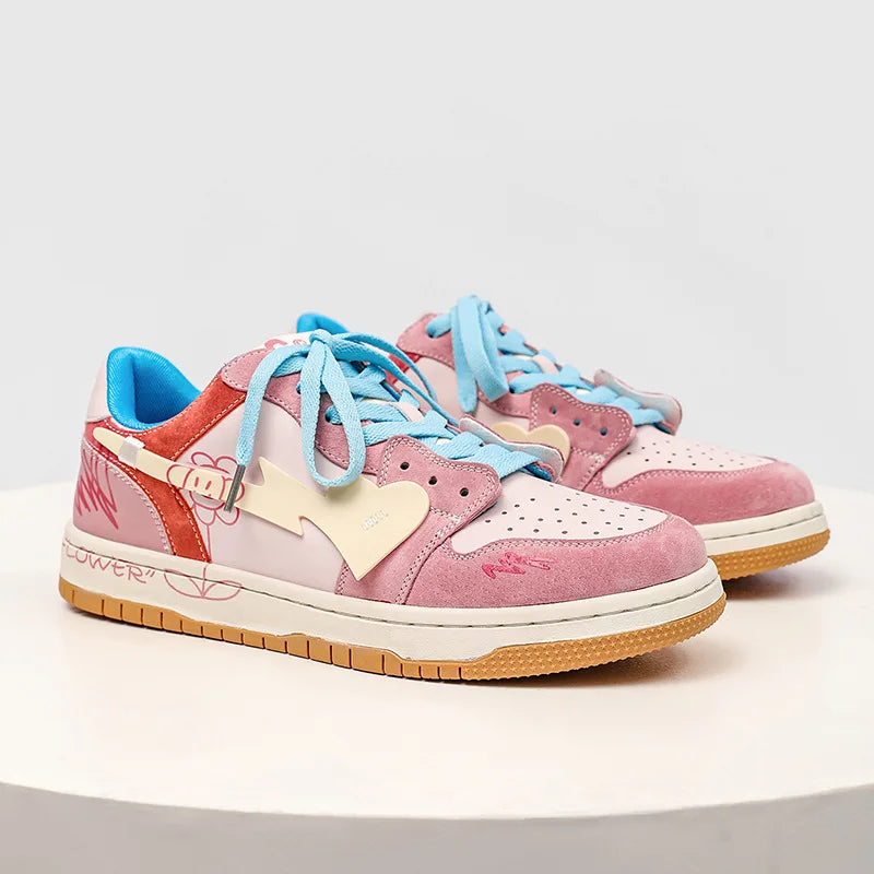 Multicolor Breathable Hip Hop School Sneakers