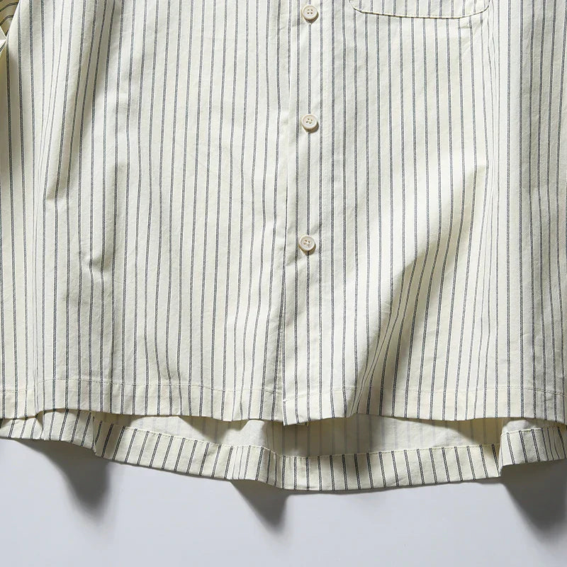 Autumn Retro Striped Long Sleeve Shirt