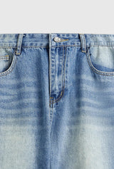 Washed Loose Fit Baggy Jeans