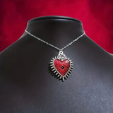 Gothic Heart Thorns Necklace