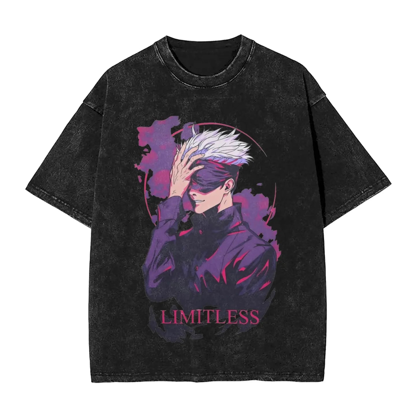 Anime Graphic Print T-shirt