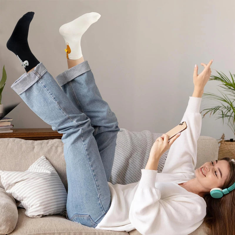 3D Cat Egg Soft Comfortable Socks