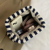Handmade Knitted Women Beach Clutch Handbag