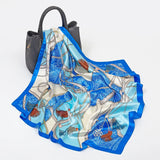 Summer Concert Silk Satin Head Scarf