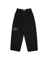 Embroidered Y2K Baggy Jeans
