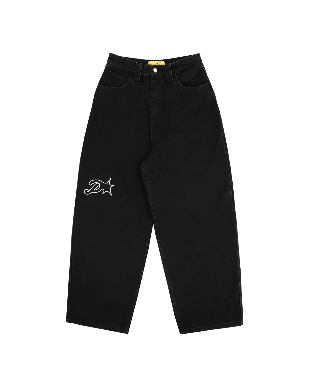 Embroidered Y2K Baggy Jeans