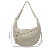Y2K Nylon Fabric Women's Shoulder Bag