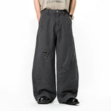 Vintage Distressed Gray Cargo Pants