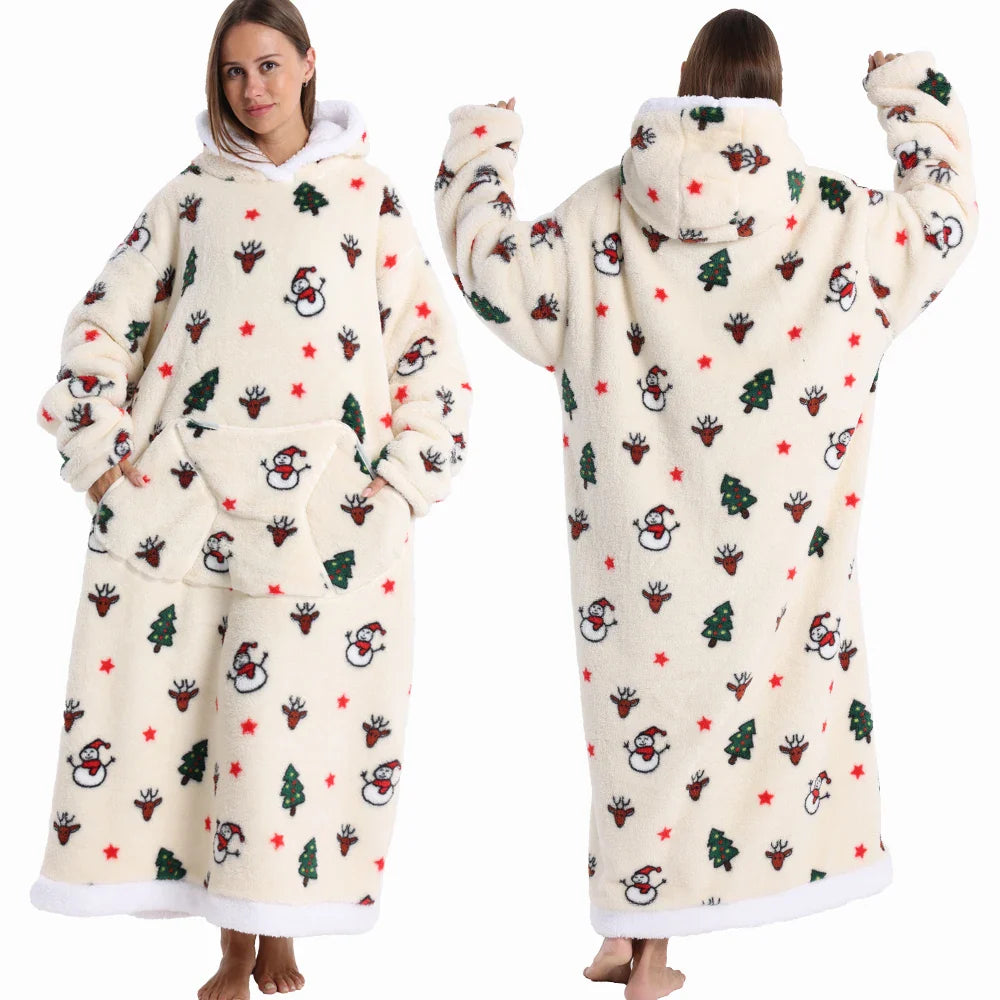Cartoon Tragbare Homewear Pyjama-Decke