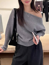 Cozy Oversized Knitted Pullover Sweater