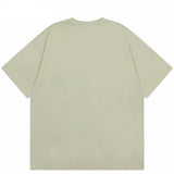 Solid Black Summer Cotton Short T-Shirt