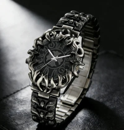 Gothic Quartz Wrist Vintage Watch