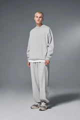 Cozy Minimalist Fleece Crewneck Sweatshirt