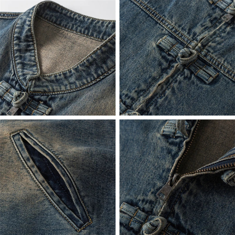 Blue Cotton Cowgirl Denim Jacket