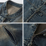 Blue Cotton Cowgirl Denim Jacket