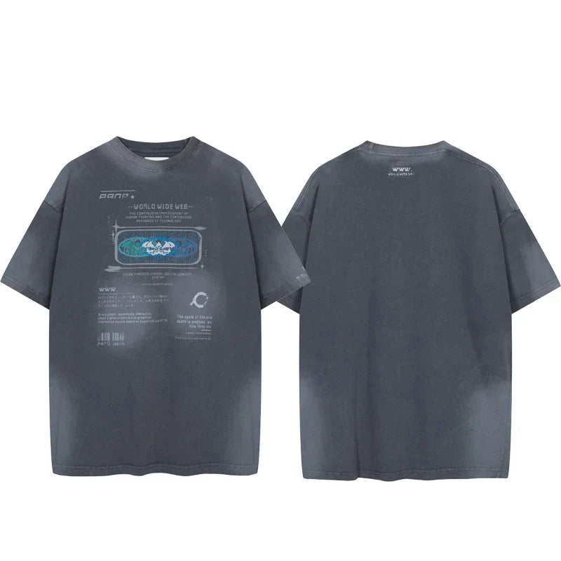 Patchwork Washed T-shirts