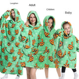 Family Oversize Sherpa Blanket Hoodie