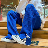 High Street Jacquard Loose Casual Pants