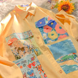 Weird Core Oil Painting Shirt
