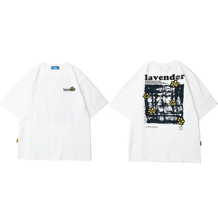 Oversize Floral Hip Hop Summer T-Shirt