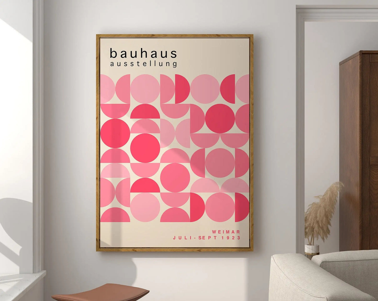 Modernist Geometric Canvas Poster