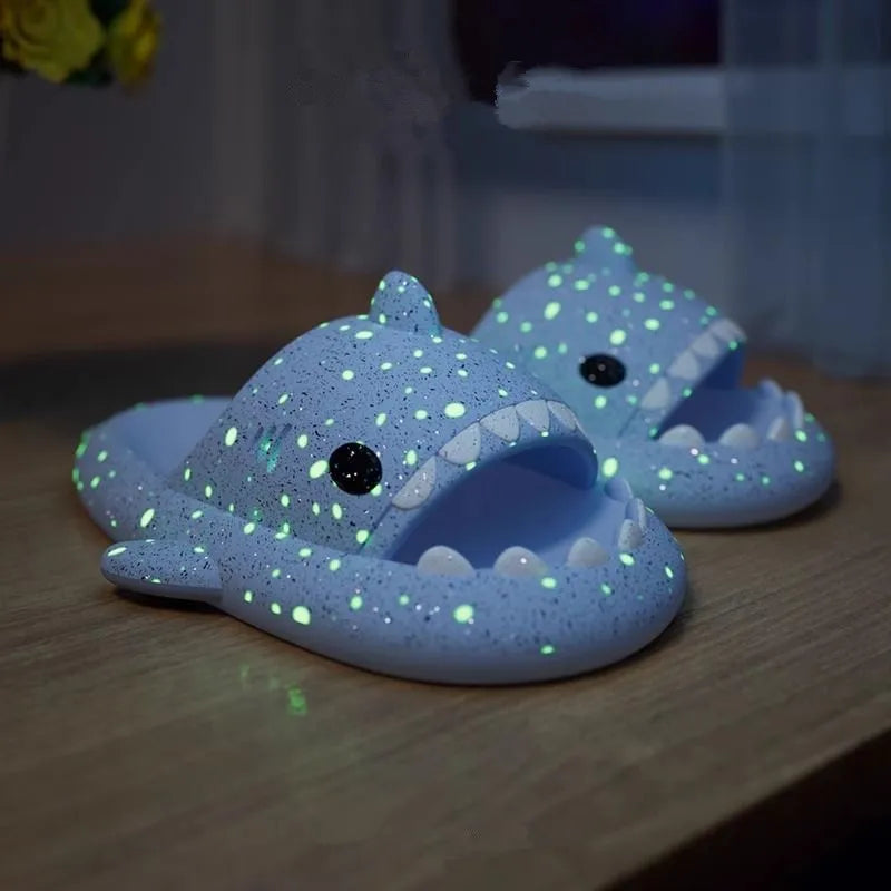 Luminous Sharky Slippers